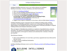 Tablet Screenshot of intelligent-building-dictionary.com